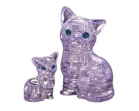 University Games Corp Original 3D Crystal Puzzle - Cat & Kitten Clear