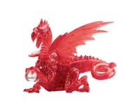 University Games Corp Original 3D Deluxe Crystal Dragon Puzzle (56 Piece), Red