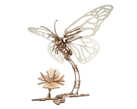 UGears Butterfly & Flower Mechanical Wooden 3D Model
