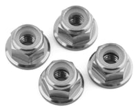 V-Force Designs M4 Flanged Lock Nuts (Silver) (4)