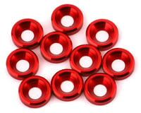 V-Force Designs 3mm Countersunk Washers (Red) (10)