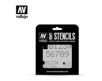 Vallejo Paints Digital Numbers Stencils