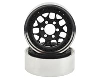 Vanquish Products KMC XD127 Bully 1.9" Beadlock Crawler Wheels (Black) (2)