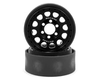 Vanquish Products Method 105 1.9 Beadlock Crawler Wheels (Black/Silver) (2)