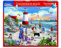 White Mountain Puzzles Lighthouse Beach 550 Pc