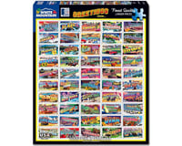 White Mountain Puzzles 1000Puz State Greeting Stamps