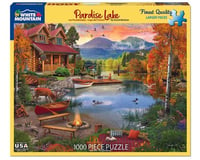 White Mountain Puzzles 1000Puz Paradise Lake Cabin Puzzle