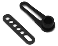 WRAP-UP NEXT Aluminum Long Adjustable Servo Horn (Black) (25T-Futaba/Protek)