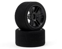 Xceed RC "Enneti" 1/12 Carbon Front Tires (2) (Carbon Black)