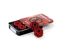 Zen Magnets Red Polymer Coated Magnetic Spheres (216 Magnets)