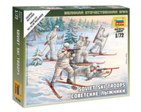 Zvezda 1/72 Soviet Soldiers On Skis Snap