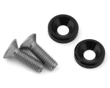 Mugen Seiki MRX6 Rear Spoiler Adjusting Screws (Black) (2