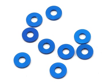 Associated Ballstud Washers 5.5x2.0mm Blue Aluminum ASC31383 