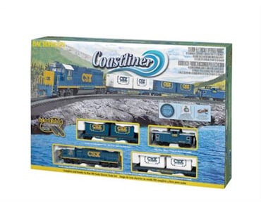  Bachmann Trains - Santa Fe Flyer Ready To Run Electric Train  Set - HO Scale 19.50 x 3.00 x 13.25 Inches : Arts, Crafts & Sewing