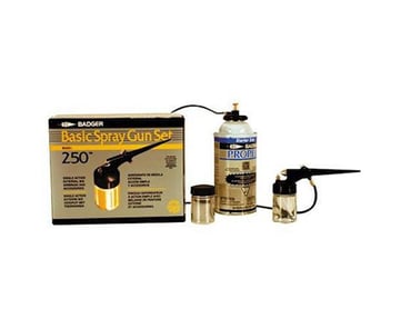 Badger Air-brush Co. 250 Spray Gun Deluxe Set with Propellant #250-4 -  Hobby Time RC