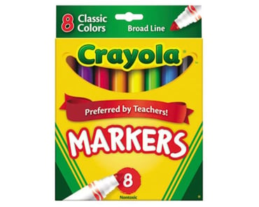 12 Packs: 10 ct. (120 total) Crayola® Silly Scents™ Slim Markers