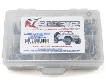 axi026 - Axial Yeti Jr. 1/18th (#90054) Stainless Screw Kit