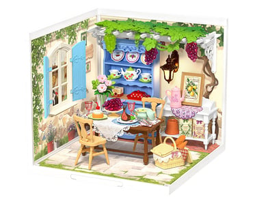 Robotime Rolife Super Creator Farmhouse Kitchen DIY Miniature 3D