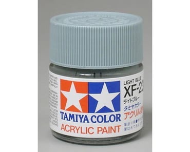 Tamiya XF-18 Flat Medium Blue Acrylic Paint (10ml) [TAM81718