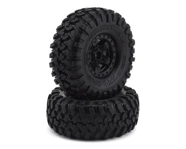 thumbnail image 2 of Traxxas Talon 3.8 Tires On Chrome Split Spoke Rims - RC Car Wheel Set 2 of 12