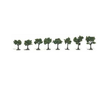 Woodland Scenics Ready Made Trees Value Pack, Evergreen 4-6