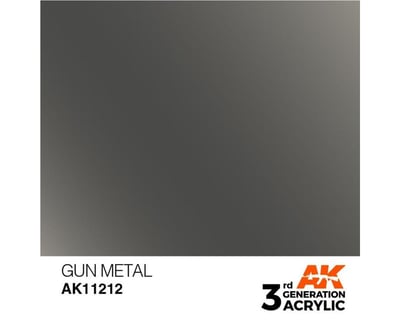 Gunze-Sangyo GX201 Metallic Black Acrylic Paint (18ml) [GUZGX201] -  HobbyTown