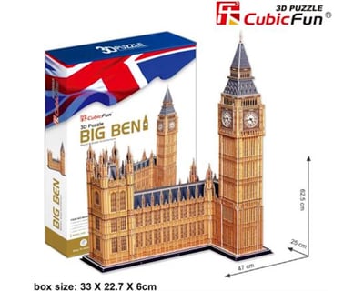 CubicFun 3D Puzzle British House Villa 25 PCS 3D World Style W3107h