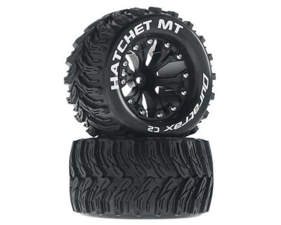 Duratrax 2.8 Mounted Hatchet MT Tires Wheels 2wd Stampede Rustler Jam Front Rear for sale online 