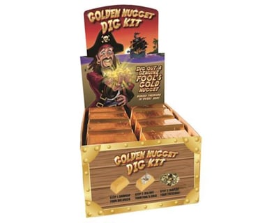 Carded Mini Dig Fool's Gold - PLAYNOW! Toys and Games