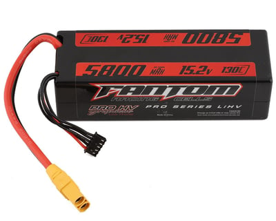 6750mAh, 130C, 14.8v, 4-Cell (4S), Pro Series Silicon Graphene LiPo, XT90  Connector - NEW IMPROVED CASE
