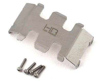 Hot Racing Axial SCX24 Stainless Steel Front/Rear Skid Plate HRASXTF331CF 