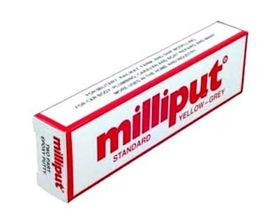 Milliput 0005 Black Milliput Epoxy Putty 4 oz Package 