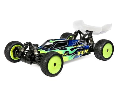 2 Team Losi Racing Low Front Wing Clear with Mount TLR330010