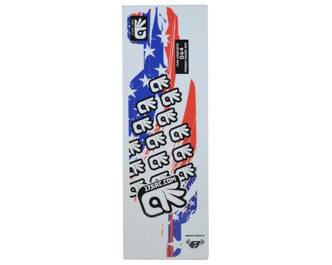 175RC B64/B64D Chassis Skin (Red, White, Blue, Stars)