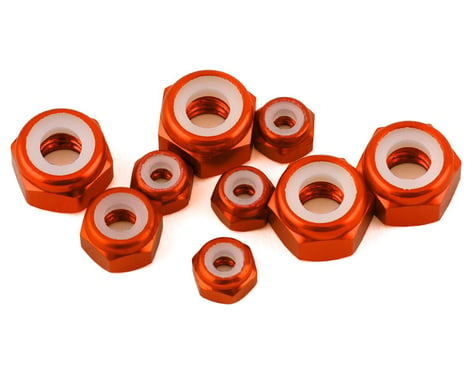 175RC Losi Mini JRX2 Aluminum Nut Kit (Orange) (9)