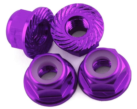 175RC Traxxas HOSS 4mm Locking Wheel Nuts (Purple) (4)