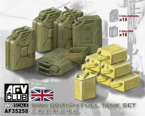 AFV Club 1/35 Wwii British Fuel Tank Set