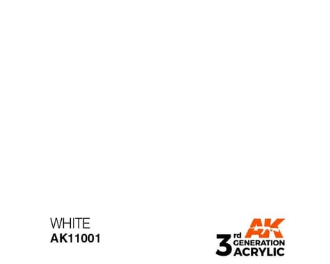 AK INTERACTIVE White Acrylic Paint 17Ml