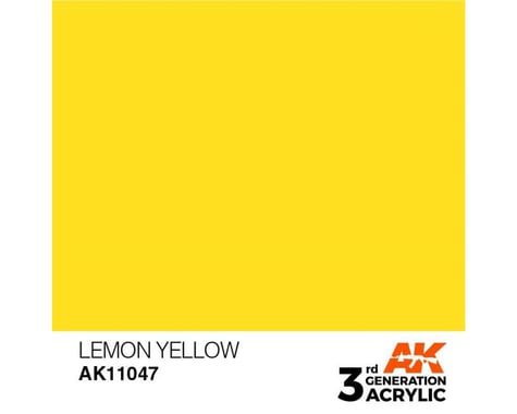 AK INTERACTIVE Lemon Yellow Acrylic Paint 17Ml