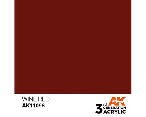 AK INTERACTIVE Wine Red Acrylic Paint 17Ml