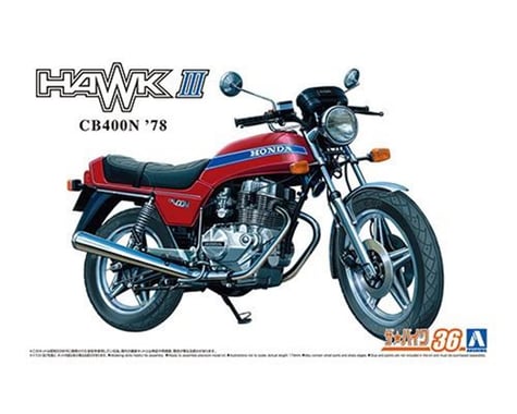 Aoshima 1/12 1978 Honda Cb400b Hawk Iii Motorcyc