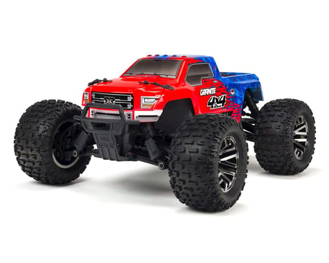 Arrma 1/10 Granite 4X4 3S BLX Brushless 4WD Monster Truck (Red/Blue)