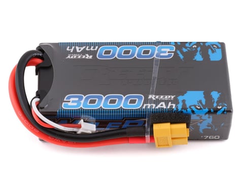 Reedy WolfPack 2S Hard Case Shorty 30C LiPo Battery (7.4V/3000mAh)