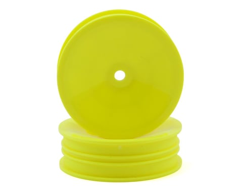 Team Associated 12mm Hex 2.2" "Slim" Front Buggy Wheels (Yellow) (2) (B6)