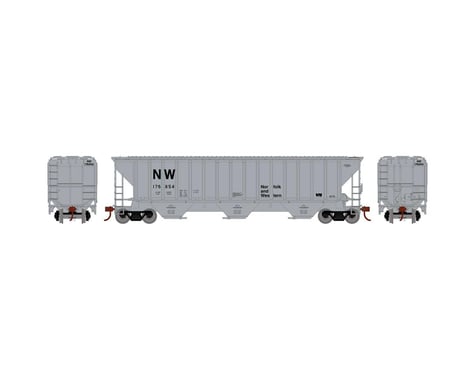 Athearn HO RTR PS 4740 Covered Hopper, N&W #176854