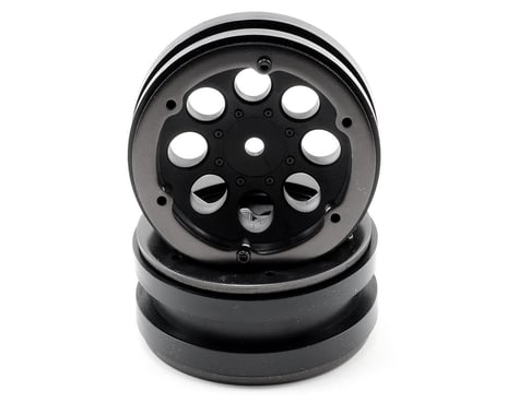 Axial 1.9" 8 Hole Beadlock Wheels (Black) (2)