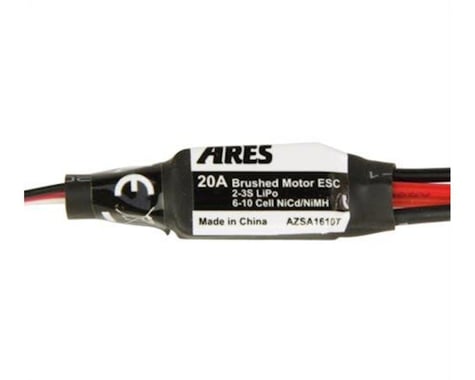 Ares AZSA1610T 20-Amp Brushed Motor ESC w/ T-connecter: Gamma V2