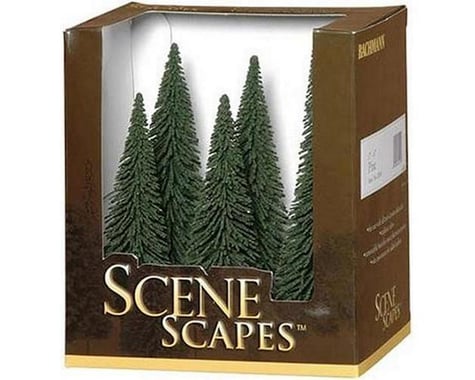 Bachmann Scenescapes Pine Trees (6) (5-6")