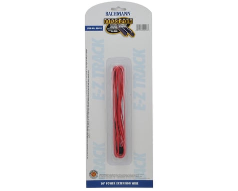 Bachmann E-Z Track Terminal Extension Wire (Red) (10') (All Scales)