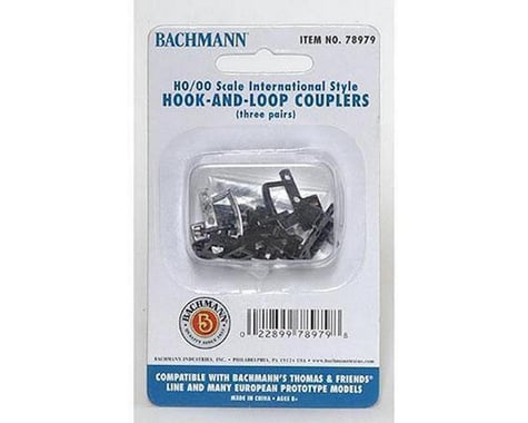 Bachmann HO Thomas Hook & Loop Coupler (3pr)